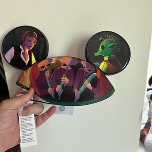 Disney Parks Mickey Mouse Ears Hat Star Wars Jeff Granito Han Greedo Cantina